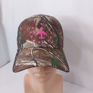 Under Armour Camo Hat Cap Air Force One Pink Brown